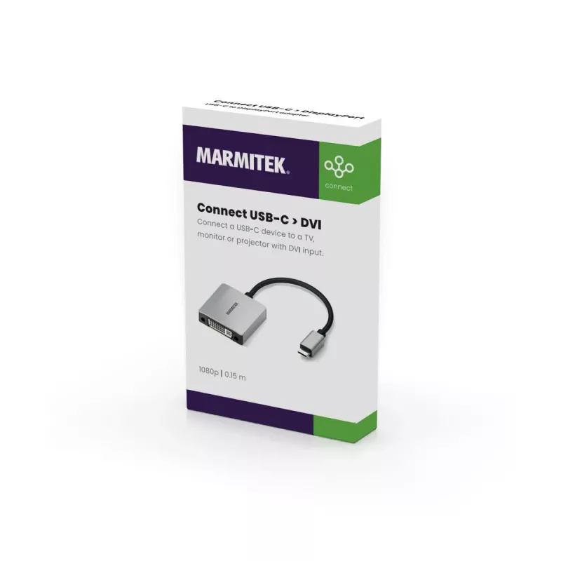 Marmitek Connect USB C to DVI - adattatore da USB-C a DVI