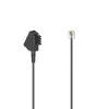Cavo telefonico Hama 00201149 15 m nero