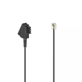Cavo telefonico Hama 00201149 15 m nero