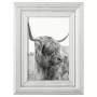 Cornice singola Hama Canuto bianco vetro legno