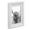 Cornice singola Hama Canuto bianco vetro legno