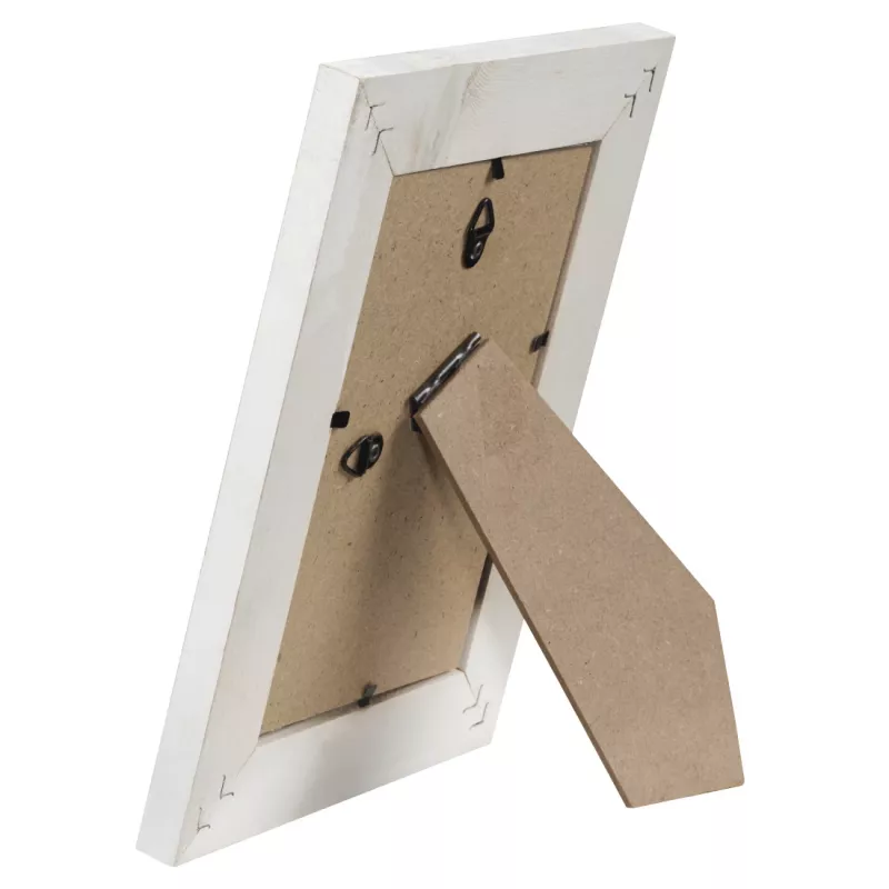 Cornice singola Hama Canuto bianco vetro legno