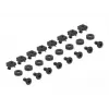 Supporto di montaggio DeLOCK 19 pollici lunghezza regolabile 368-600 mm grigio 2 pezzi