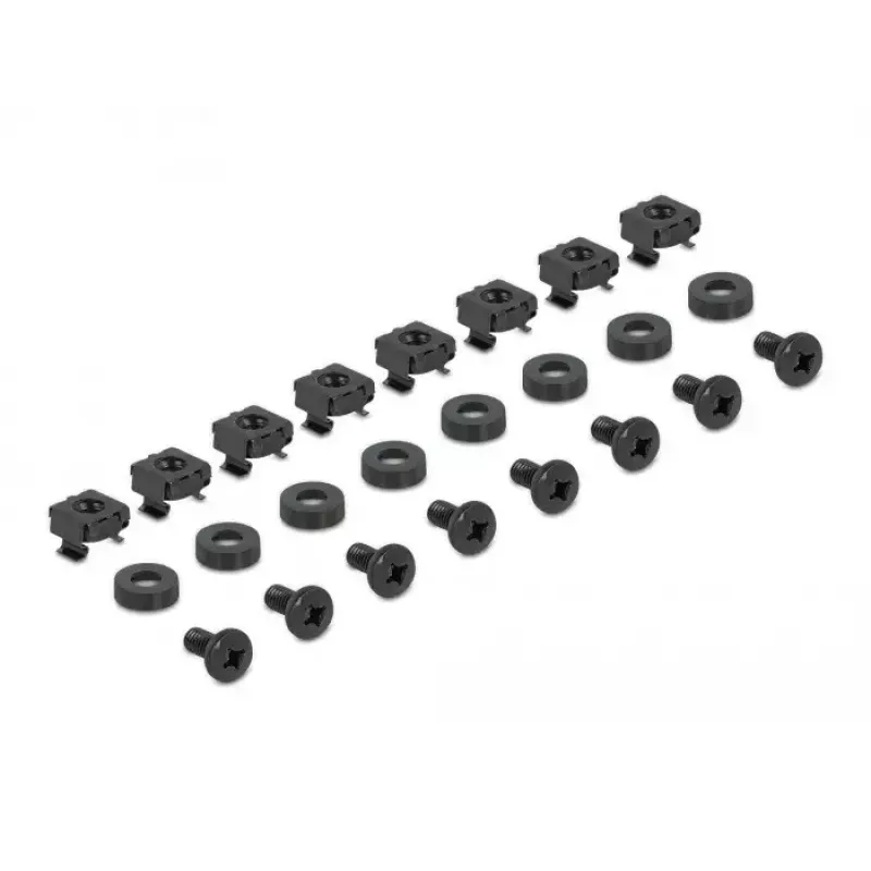 Supporto di montaggio DeLOCK 19 pollici lunghezza regolabile 368-600 mm grigio 2 pezzi