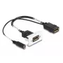 DeLOCK Easy 45 modulo DisplayPort 4K 60 Hz con alimentazione DC 2,1 x 5,5 mm