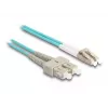 DeLOCK cavo in fibra ottica LC duplex su SC duplex OM3 2m
