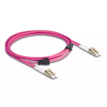 DeLOCK cavo in fibra ottica LC duplex su LC duplex OM4 3m