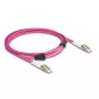 DeLOCK cavo in fibra ottica LC duplex su LC duplex OM4 3m