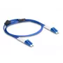 DeLOCK cavo in fibra ottica LC duplex su LC duplex OS2 1 m