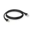 ACT nero 1 metro S/FTP CAT7 PUR flex cavo patch snagless con connettori RJ45 (compatibile CAT6A)