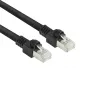 ACT nero 7 metri S/FTP CAT7 PUR flex cavo patch senza linguetta con connettori RJ45 (conforme CAT6A)