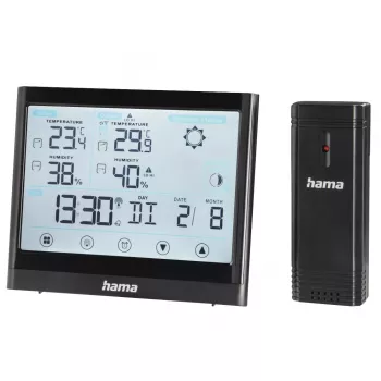Hama Full Touch stazione meteorologica, nero