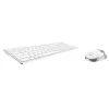 Rapoo 9750M tastiera mouse inclusi wireless Bluetooth QWERTZ tedesco bianco