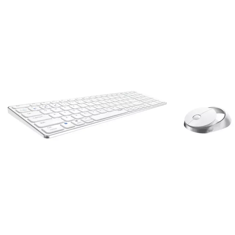 Rapoo 9750M tastiera mouse inclusi wireless Bluetooth QWERTZ tedesco bianco