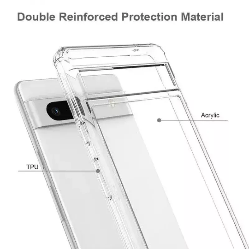 Cover JT BERLIN 10918 custodia per cellulare trasparente per Google Pixel 7a