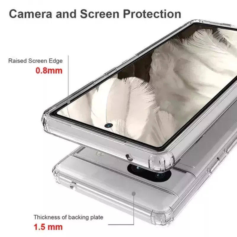 Cover JT BERLIN 10918 custodia per cellulare trasparente per Google Pixel 7a