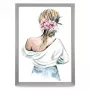 Cornice portafoto singola Hama Lilly argento