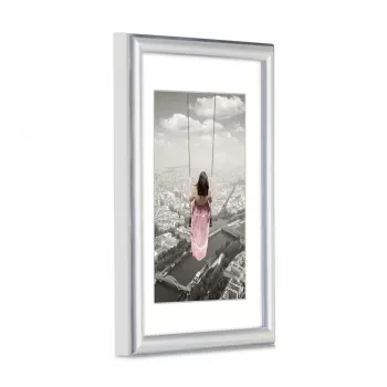 Cornice portafoto singola Hama Swing argento