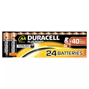 Batteria monouso Duracell Plus Power AA alcalina prestazioni affidabili