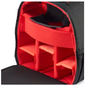 Zaino Hama Ohio nero, rosso