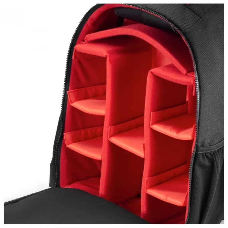 Zaino Hama Ohio nero, rosso