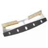 Westmark Pro tagliapizza, acciaio inox, manico in legno, argento/marrone