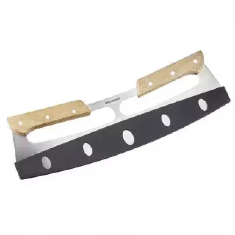 Westmark Pro tagliapizza, acciaio inox, manico in legno, argento/marrone