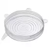 Coperchi per alimenti Westmark 23272260 - coperchi in silicone trasparenti, 6 pezzi