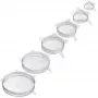 Coperchi per alimenti Westmark 23272260 - coperchi in silicone trasparenti, 6 pezzi