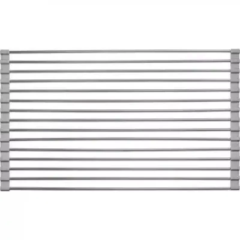 Westmark Home scolapiatti da tavolo, rettangolare, acciaio inox/silicone, grigio