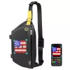 Borsa a tracolla Divoom Pixoo nero unisex 340x90x150 mm display LED