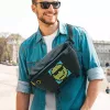 Borsa a tracolla Divoom Pixoo nero unisex 340x90x150 mm display LED