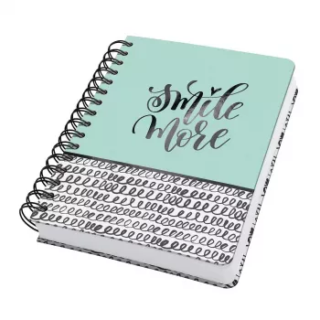 Quaderno Sigel Jolie JN623 A5 120 fogli nero menta bianco