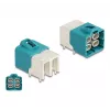 DeLOCK HDMTD connettore quadruplo ad angolo per circuiti stampati