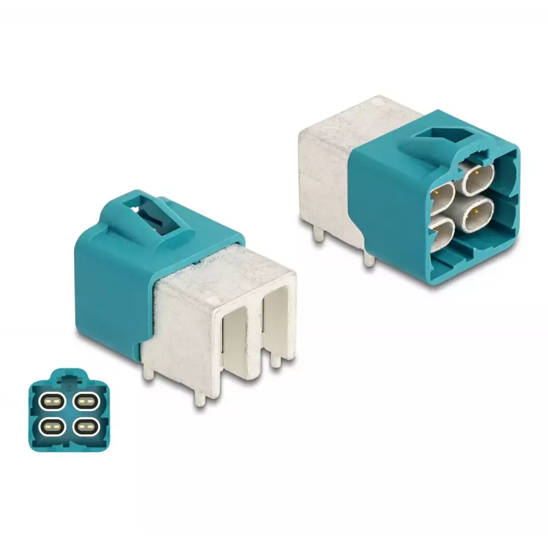 DeLOCK HDMTD connettore quadruplo ad angolo per circuiti stampati