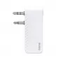 Hama 00014171 trasmettitore audio Bluetooth per aerei e uso universale, 10 h, AUX, bianco