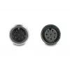 Cavo di rete DeLOCK M12 codifica A 8 poli connettore maschio su connettore femmina Cat5e 2 m nero