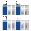 ACT nero 1 metro U/UTP CAT6A LSZH cavo patch Slimline con connettori RJ45 90° ad angolo retto su dritto