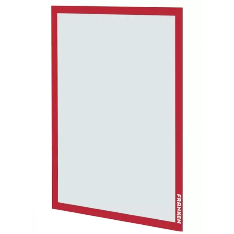Cornice per lavagna Franken AR15012 rossa A3 470x10x650mm 2 pezzi