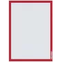 Cornice per lavagna Franken AR15012 rossa A3 470x10x650mm 2 pezzi