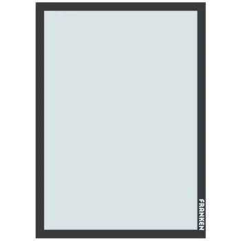 Cornice per lavagne Franken AR15102 A3 nera 470x10x650mm 2 pezzi