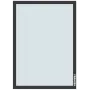 Cornice per lavagne Franken AR15102 A3 nera 470x10x650mm 2 pezzi