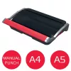 GBC CombBind CB15 4410061 rilegatrice a dorsi plastici, nera/argento/rossa