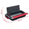 GBC CombBind CB15 4410061 rilegatrice a dorsi plastici, nera/argento/rossa