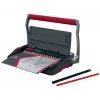 GBC CombBind CB15 4410061 rilegatrice a dorsi plastici, nera/argento/rossa