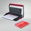 GBC CombBind CB15 4410061 rilegatrice a dorsi plastici, nera/argento/rossa