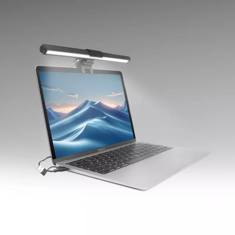 Barra LED per laptop a clip ACT AC8050, dimmerabile, alimentata via USB