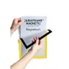 Durable DURAFRAME MAGNETIC cornice informativa A4, giallo, confezione da 5 (486904)