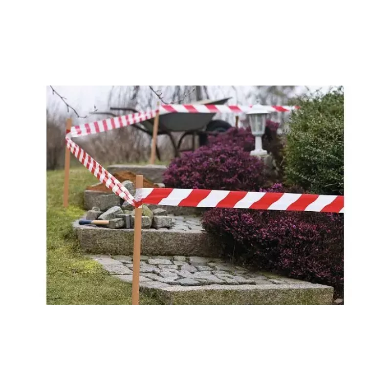 Nastro da segnalazione TESA 58137 rosso bianco 100 m