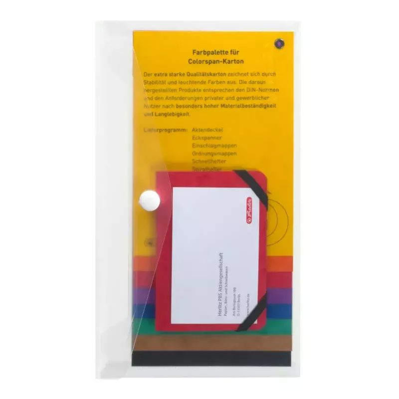 Cartella in polipropilene (PP) trasparente Herlitz 10917524
